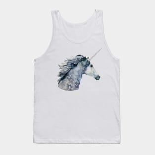 Unicorn watercolor drawing Tank Top